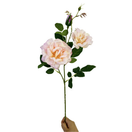 GNW Light Pink Artificial Chinese Rose Real Touch QH-130