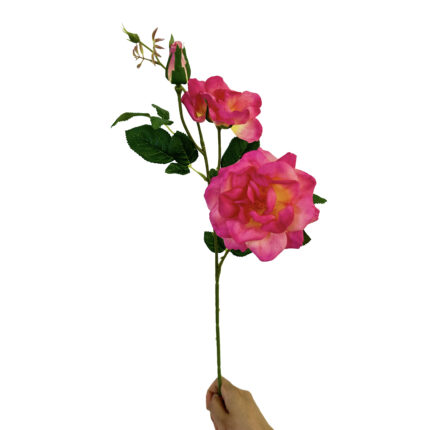 GNW Rose Red Artificial Chinese Rose Real Touch QH-133