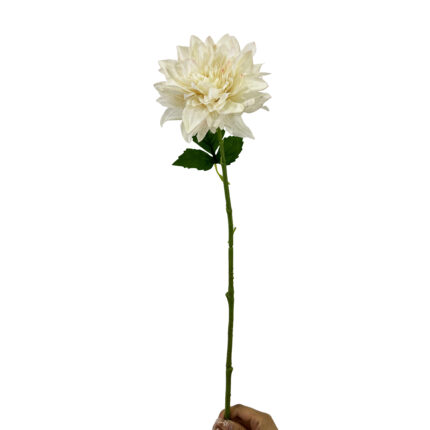 GNW White Artificial Dahlia Real Touch GYX-91