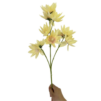 GNW Yellow Artificial 10-head Lily HD-09
