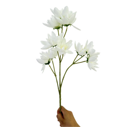 GNW White Artificial 10-head Lily HD-07