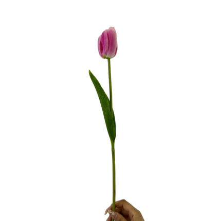 GNW Pink Purple Artificial Tulips Real Touch YB-04