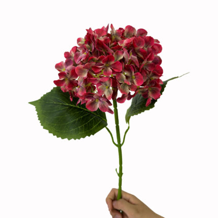 GNW Red Artificial Hydrangea LRR-570