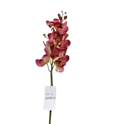 GNW Pink Red Artificial Vanda Orchids Real Touch XM-02