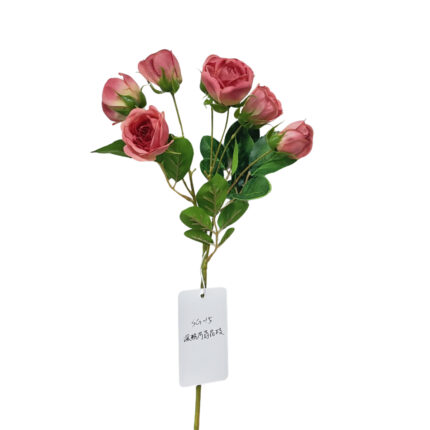 GNW Dark Pink Artificial Single Peony Branch Real Touch SG-15