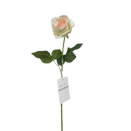 GNW Milky Pink Artificial Single Garden Rose Real Touch QH-15