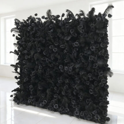 Supports Size Customization Backdrop Roll Up Artificial Panel Flower Wall Backdrops For Wedding Stage Decoration