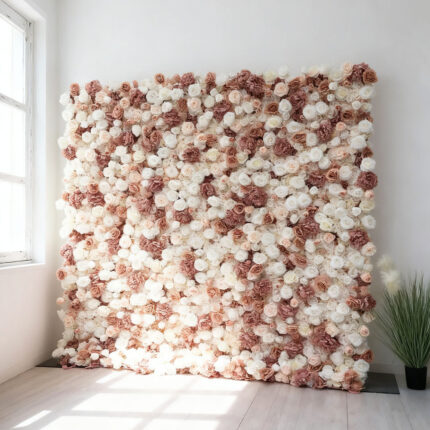 Wholesale Customizable Artificial Flower Wall For Wedding Backdrop And Banquet Hall Decoration