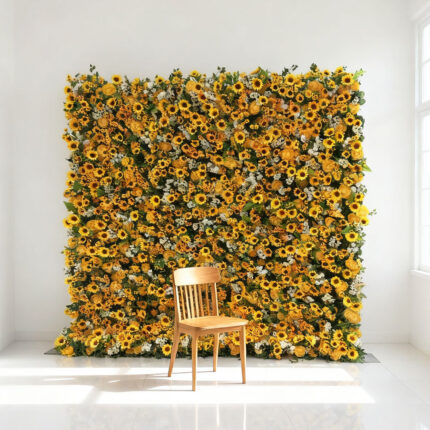 New Innovation 2026 Shape-Retaining Artificial Flower Wall Panel for Wedding Decoration