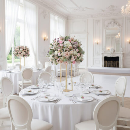 High Quality Wedding Decoration Table Runner with Fruit Centerpieces