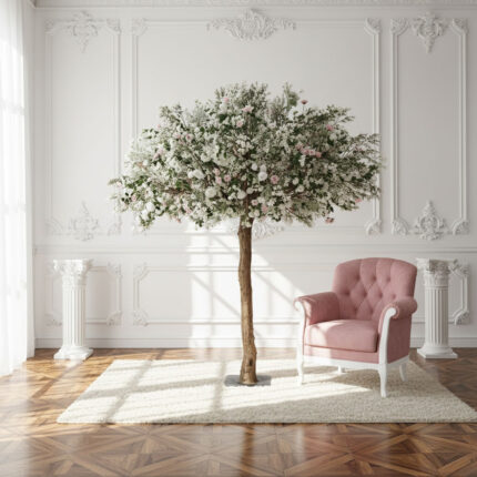 High Quality Artificial Cherry Blossom Tree With Rose Flower Centerpieces Wedding
