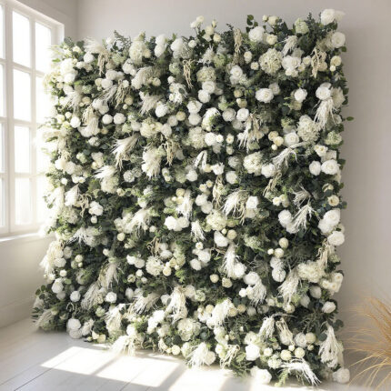 Wholesale Customization 2026 Trends Artificial Flower Wall for Wedding Decor