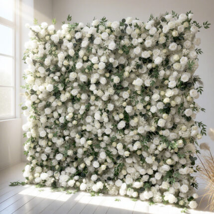 New Design wholesale 2026 Artificial Flower Wall Panel for Wedding Decoration Business