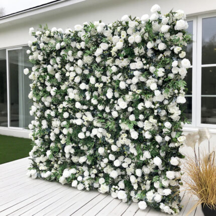 The New Listing 2026 Artificial Flower Wall for Wedding Stage Decoration Suppliers