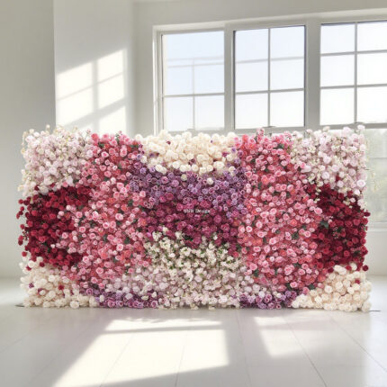 Wholesale Direct Sales Factory Price Artificial Flower Wall for Wedding Decoration
