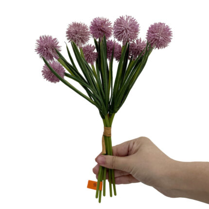 GNW Purple Five Branches Artificial Echinops Sphaerocephalus MYZ-86