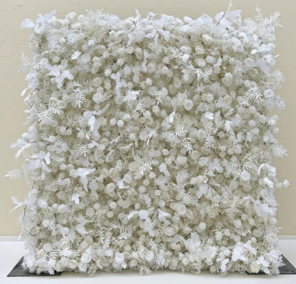 Custom Label Wholesale Service for Artificial Flower Wall Wedding Decoration