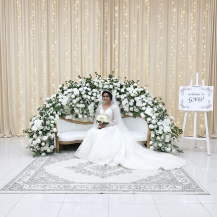 Real Touch Artificial Flower Decoration For Wedding Sofa And Backdrop Custom Design High End Realistic Look