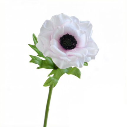 GNW White Pink Faux Poppy Artificial MS-53