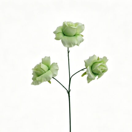 Green Artificial Rose Silk CR-122