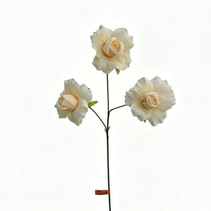 Champagne Artificial Rose Silk CR-117