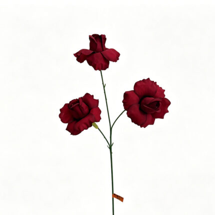 Red Artificial Rose Silk CR-119
