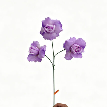 Purple Artificial Rose Silk CR-125