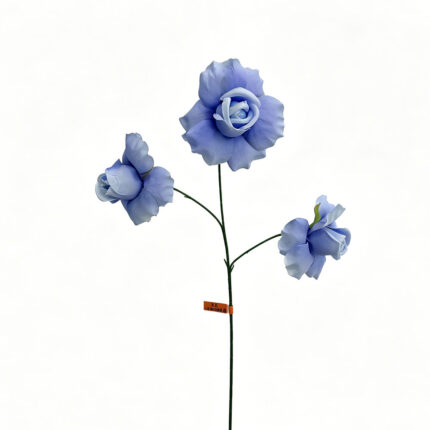 Blue Artificial Rose Silk CR-123