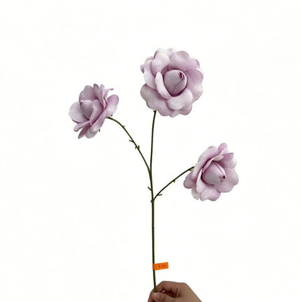Purple Artificial Rose Silk HXG-18