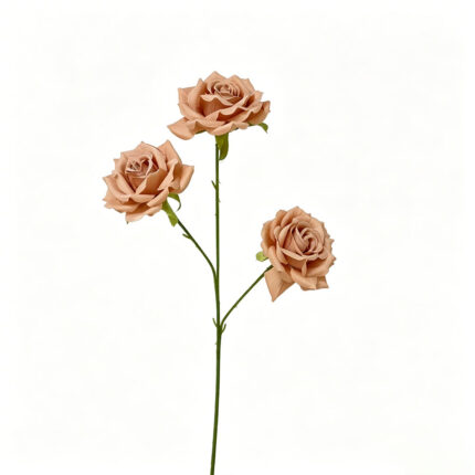 Khaki Artificial Rose Silk RZ-16