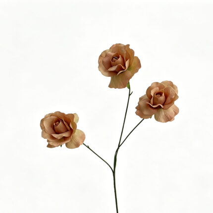 Khaki Artificial Rose Silk RZ-13