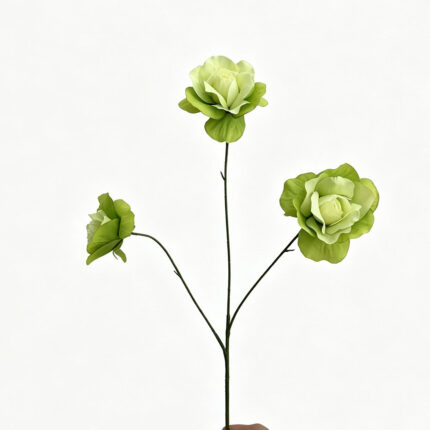 Green Artificial Rose Silk RZ-09