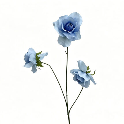Blue Artificial Rose Silk RZ-10