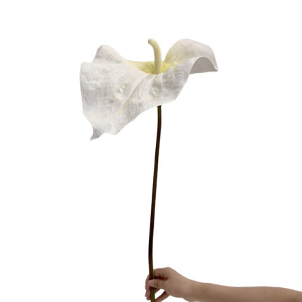White Artificial Anthurium RX-55
